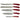 Messenset in rugbyleren blok, 5 delig - Berkel Elegance Rood