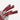 Messenset in rugbyleren blok, 5 delig - Berkel Elegance Rood
